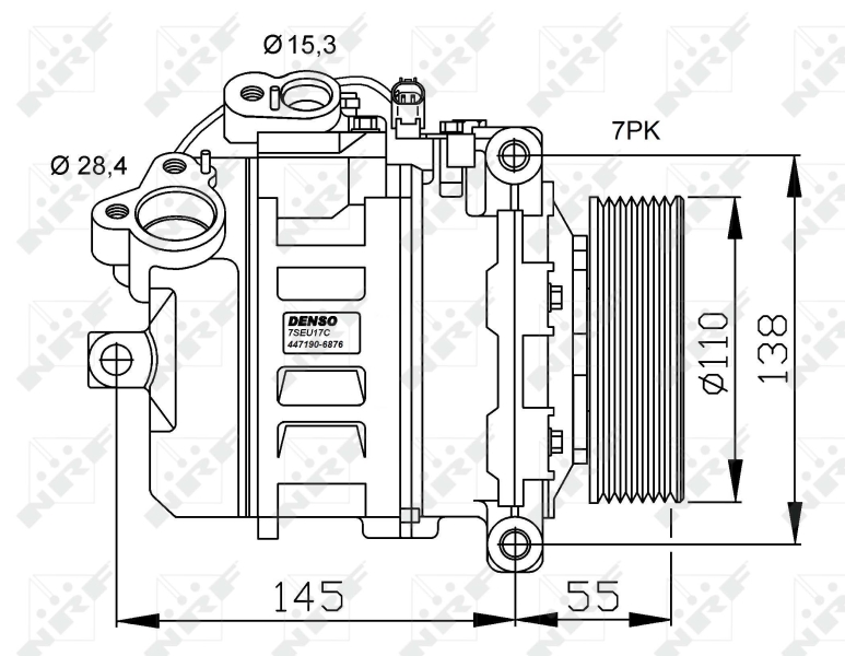 NRF Airco compressor 32524