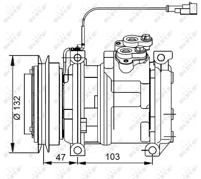 NRF Airco compressor 32823