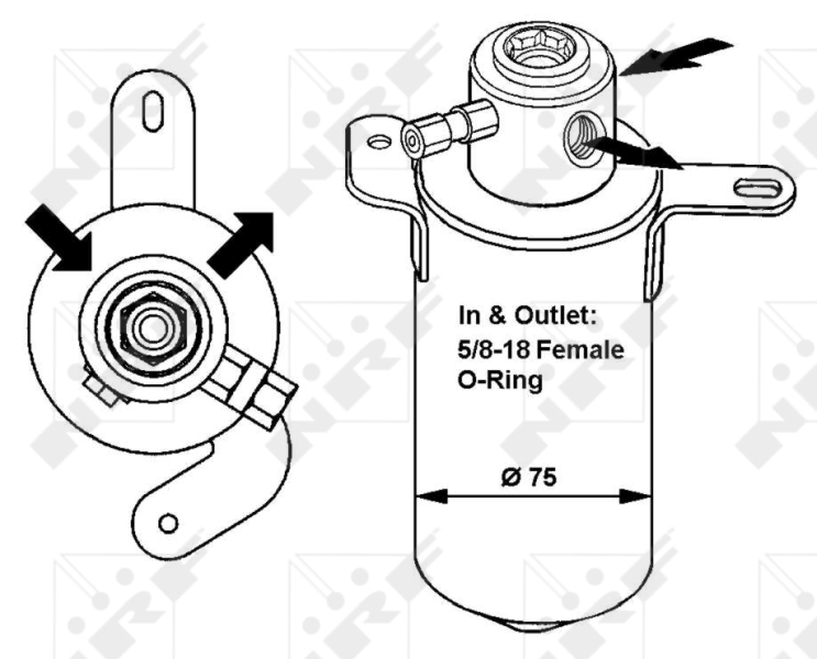 NRF Airco droger/filter 33039