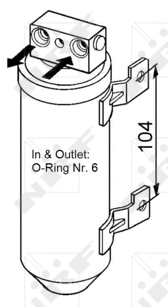 NRF Airco droger/filter 33053