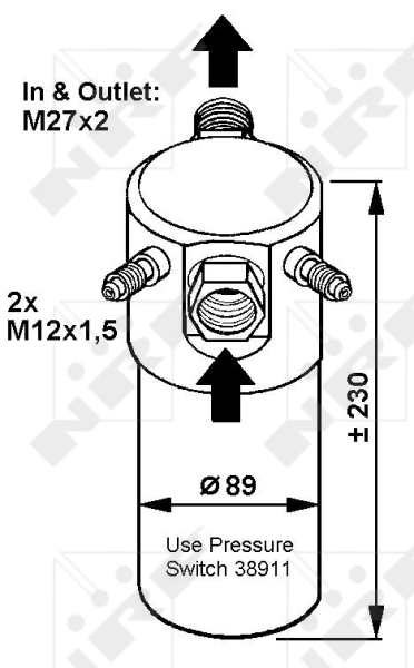 NRF Airco droger/filter 33064