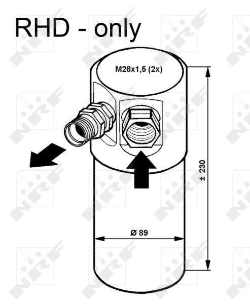 NRF Airco droger/filter 33082