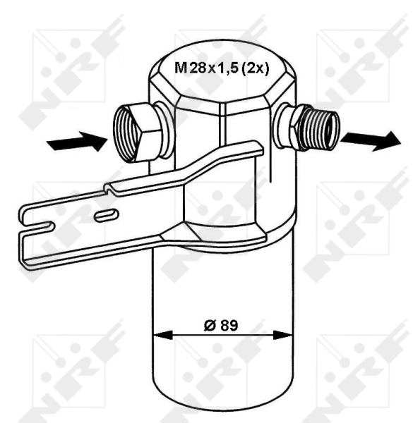 NRF Airco droger/filter 33132