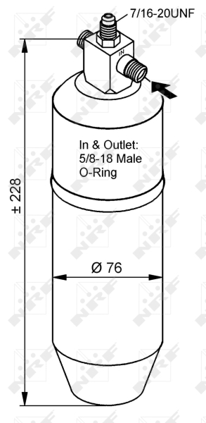 NRF Airco droger/filter 33140