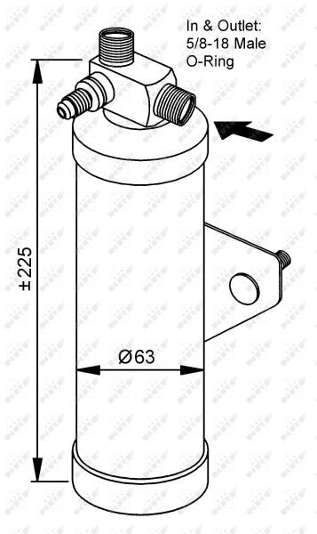 NRF Airco droger/filter 33161