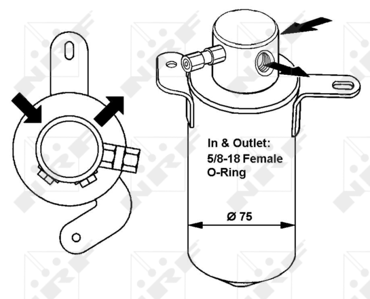 NRF Airco droger/filter 33166