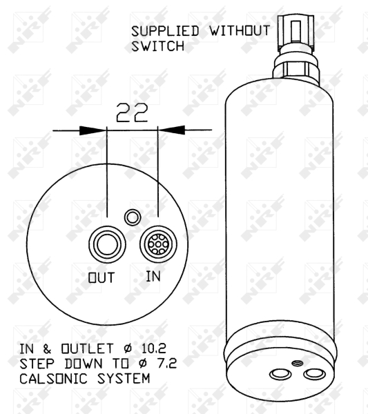 NRF Airco droger/filter 33181