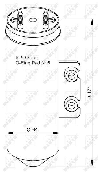 NRF Airco droger/filter 33198