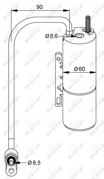 NRF Airco droger/filter 33202