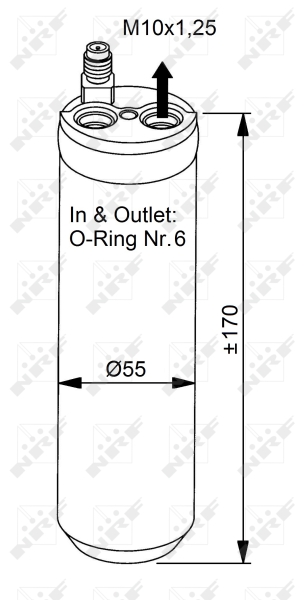 NRF Airco droger/filter 33206