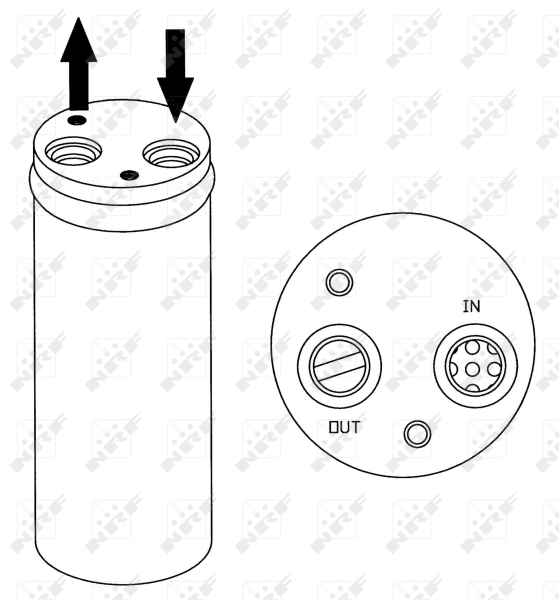 NRF Airco droger/filter 33208