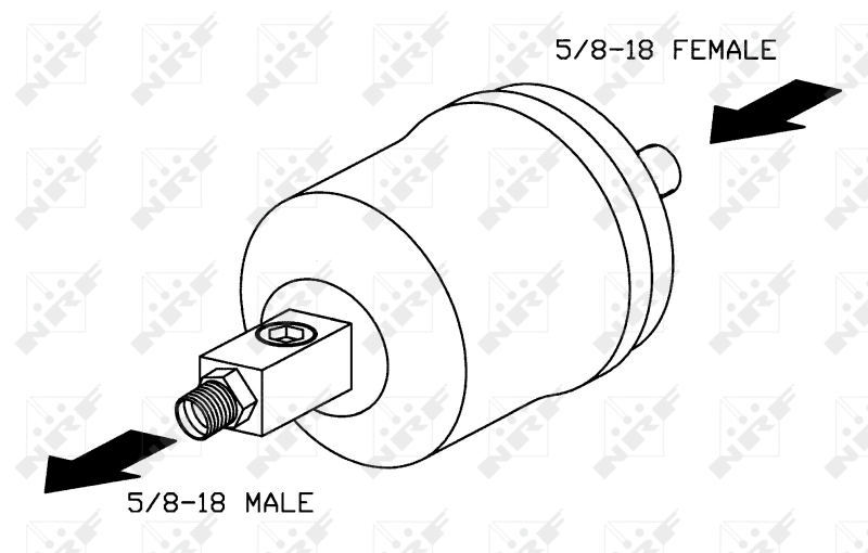 NRF Airco droger/filter 33209