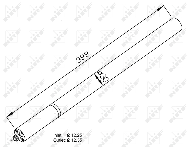 NRF Airco droger/filter 33213