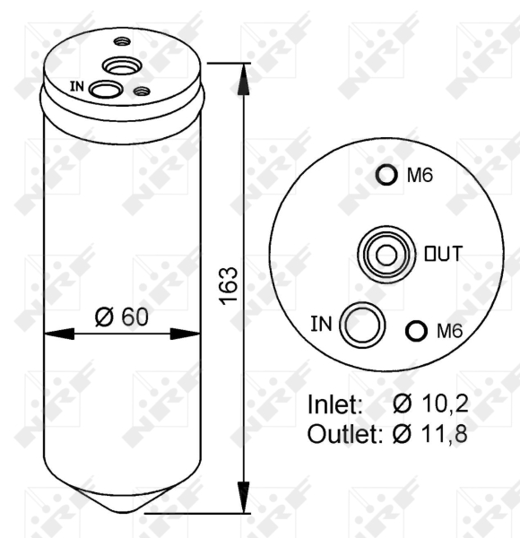 NRF Airco droger/filter 33222