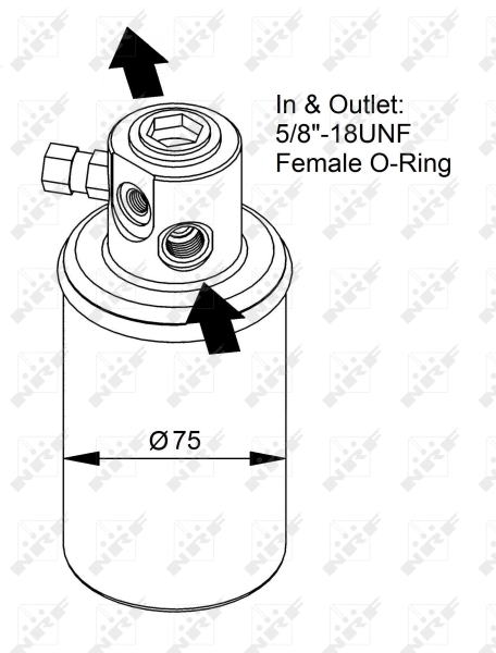 NRF Airco droger/filter 33231