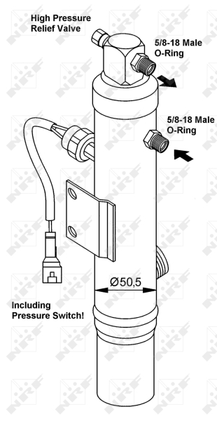 NRF Airco droger/filter 33232