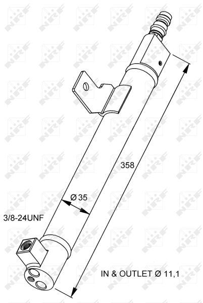 NRF Airco droger/filter 33281