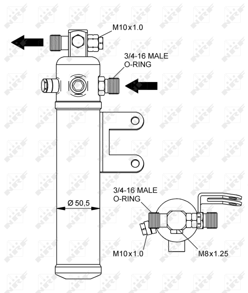 NRF Airco droger/filter 33294
