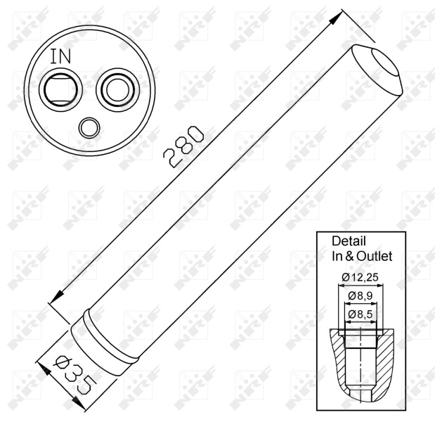 NRF Airco droger/filter 33302