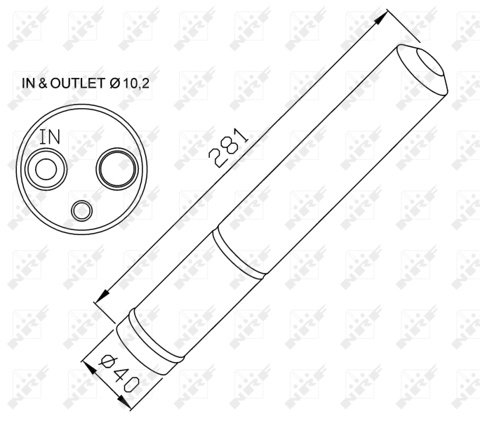 NRF Airco droger/filter 33304