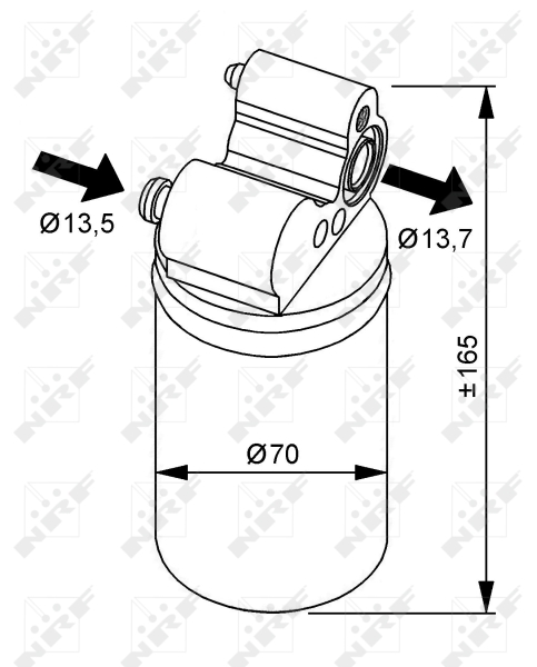 NRF Airco droger/filter 33313