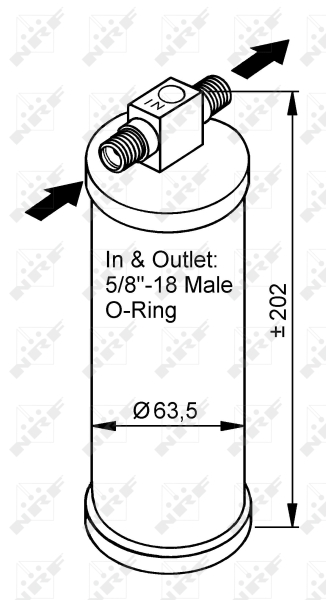 NRF Airco droger/filter 33316