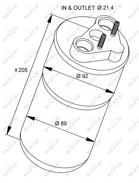 NRF Airco droger/filter 33317