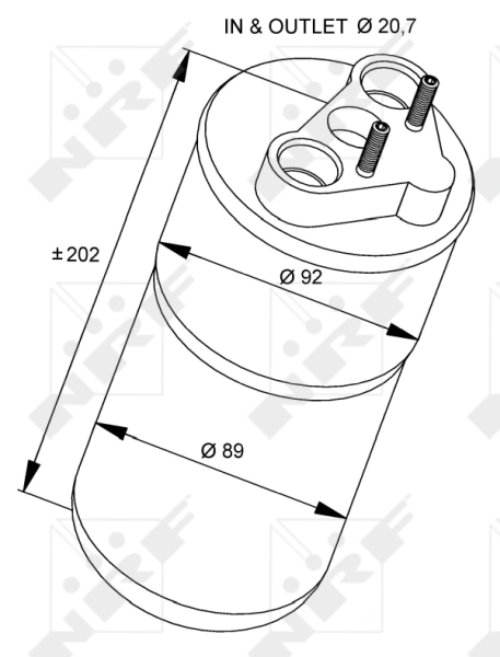 NRF Airco droger/filter 33318