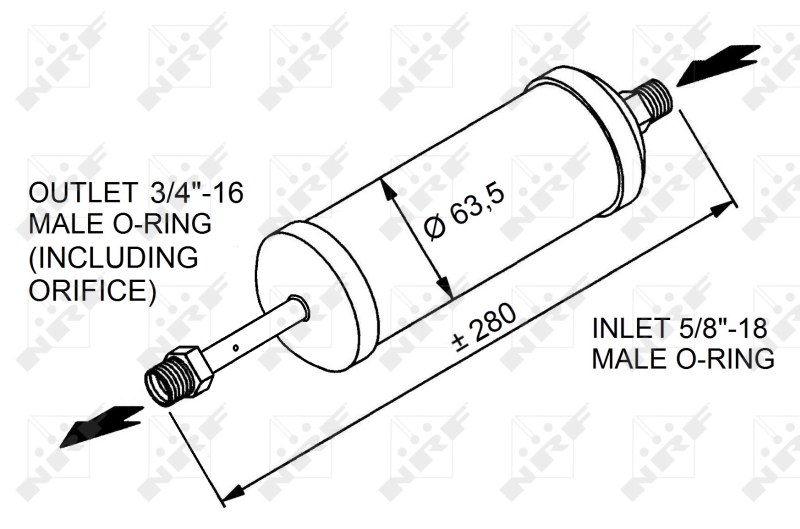 NRF Airco droger/filter 33337