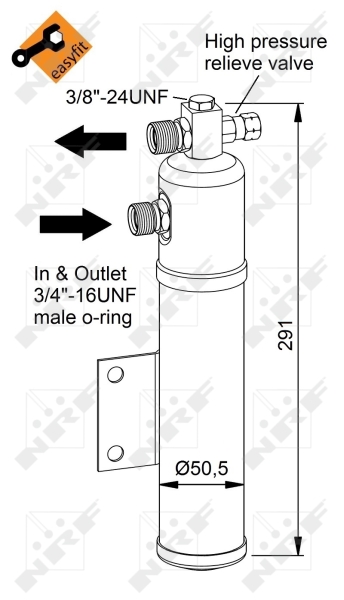 NRF Airco droger/filter 33366