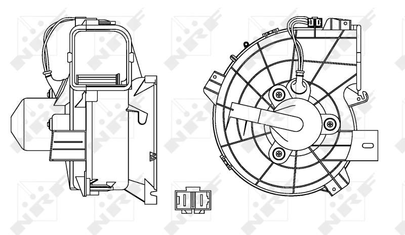 NRF Kachelventilator 34153