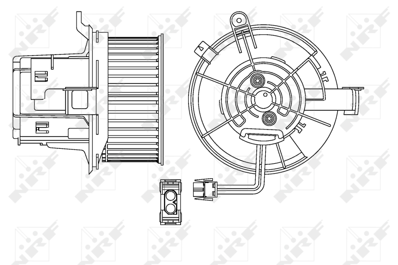 NRF Kachelventilator 34154