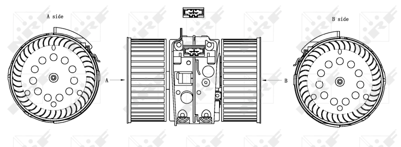 NRF Kachelventilator 34161