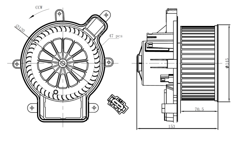 Kachelventilator NRF 34270