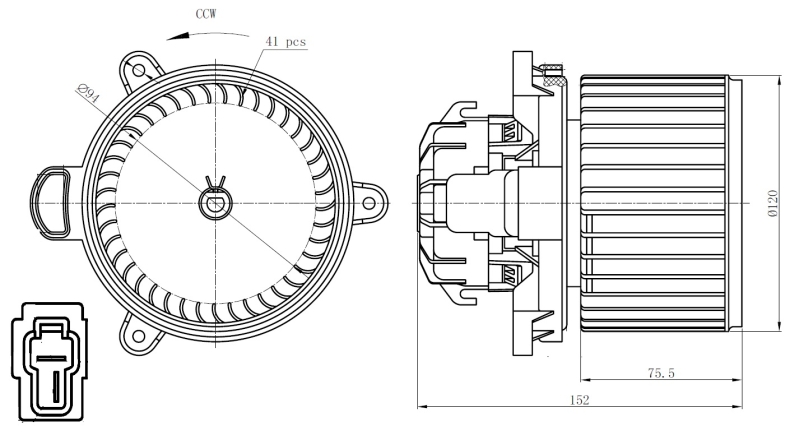 NRF Kachelventilator 34279