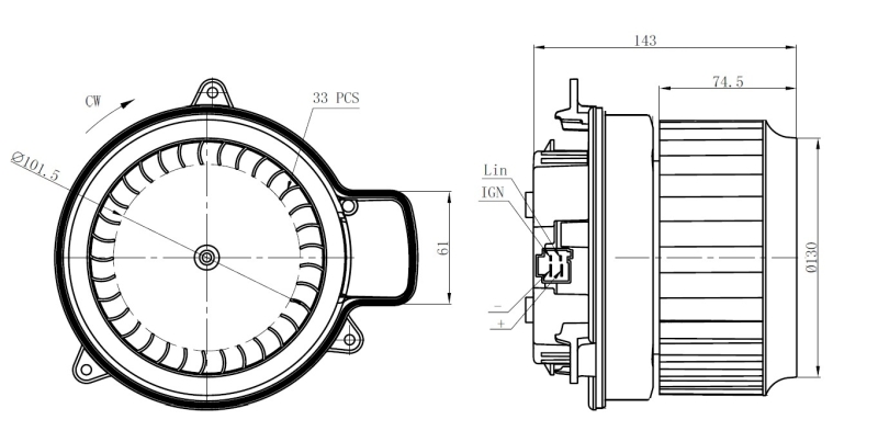 NRF Kachelventilator 34287