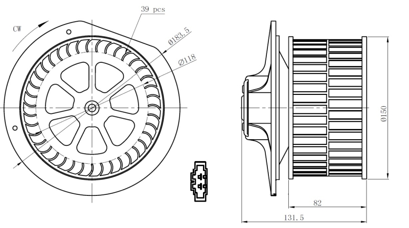 NRF Kachelventilator 34288