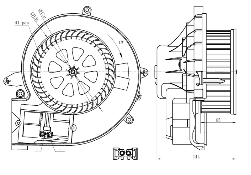NRF Kachelventilator 34302