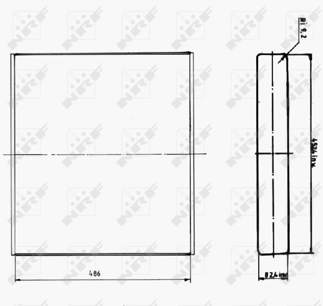 NRF Koelblok radiateur 34440