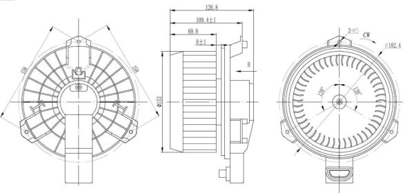 NRF Kachelventilator 34523