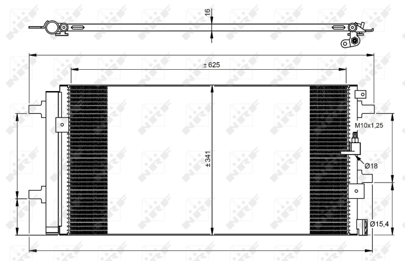 Airco condensor NRF 350060