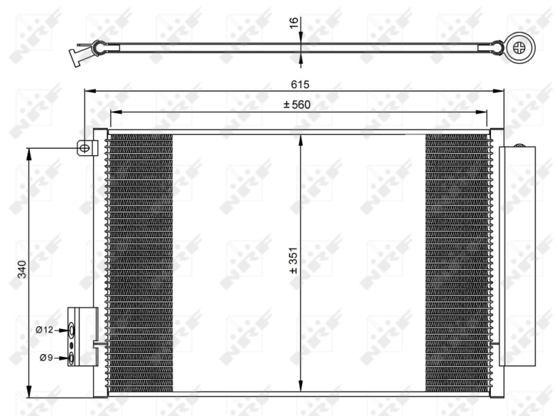 Airco condensor NRF 350065