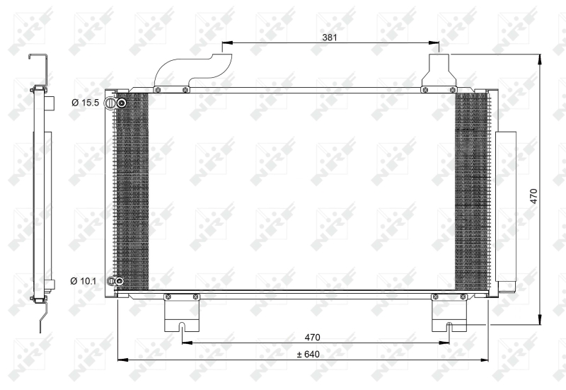 NRF Airco condensor 350097