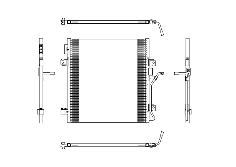 Airco condensor NRF 350188