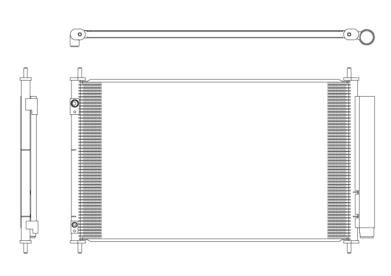 Airco condensor NRF 350321