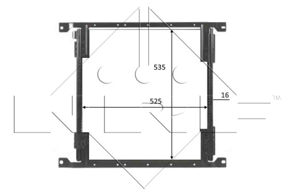 NRF Airco condensor 350392