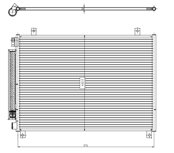 Airco condensor NRF 350461