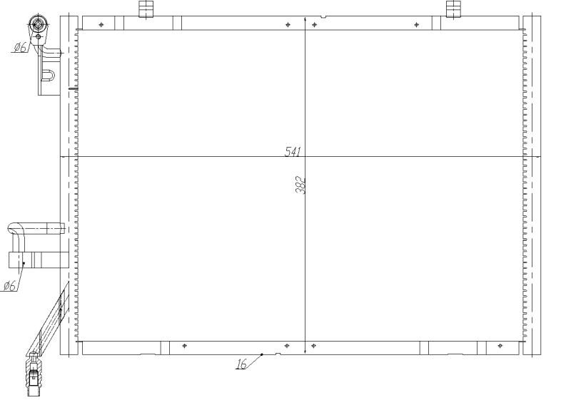 Airco condensor NRF 350483