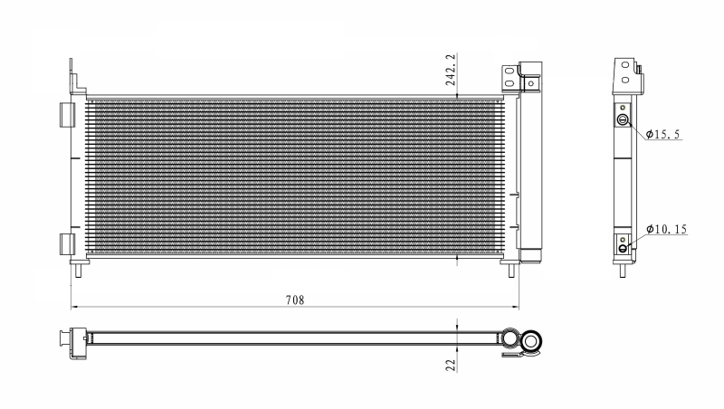 Airco condensor NRF 350495