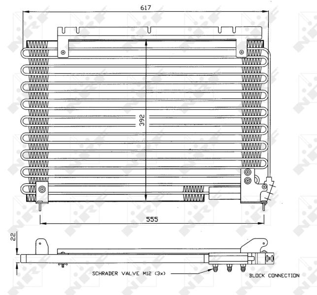 Airco condensor NRF 35191